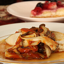 岳園荘 夕食一例02